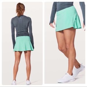 Lululemon NWOT Tennis Skirt - Play Off The Pleats - mint green - size 4